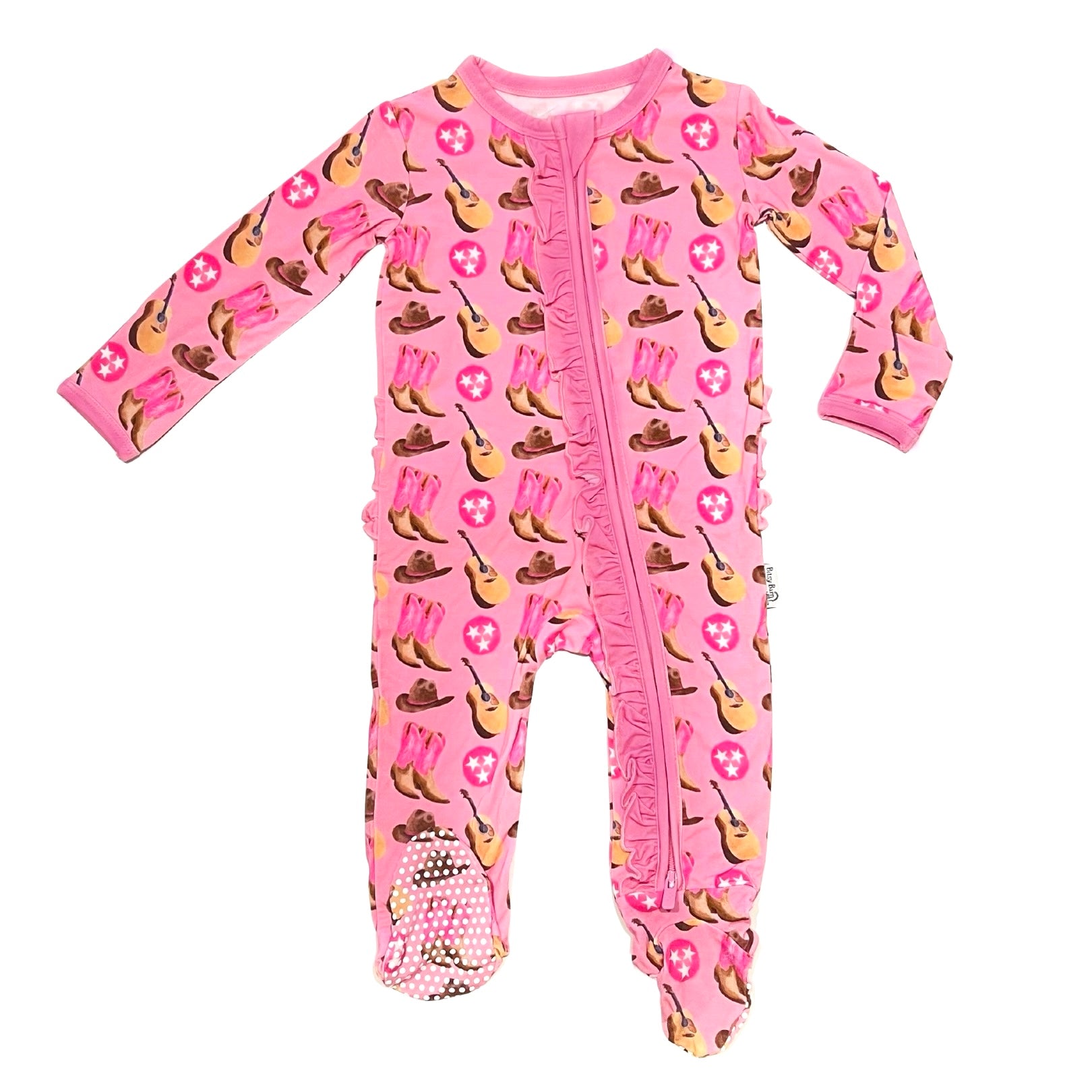 Sweet Home TN - Frill Zippy Footie