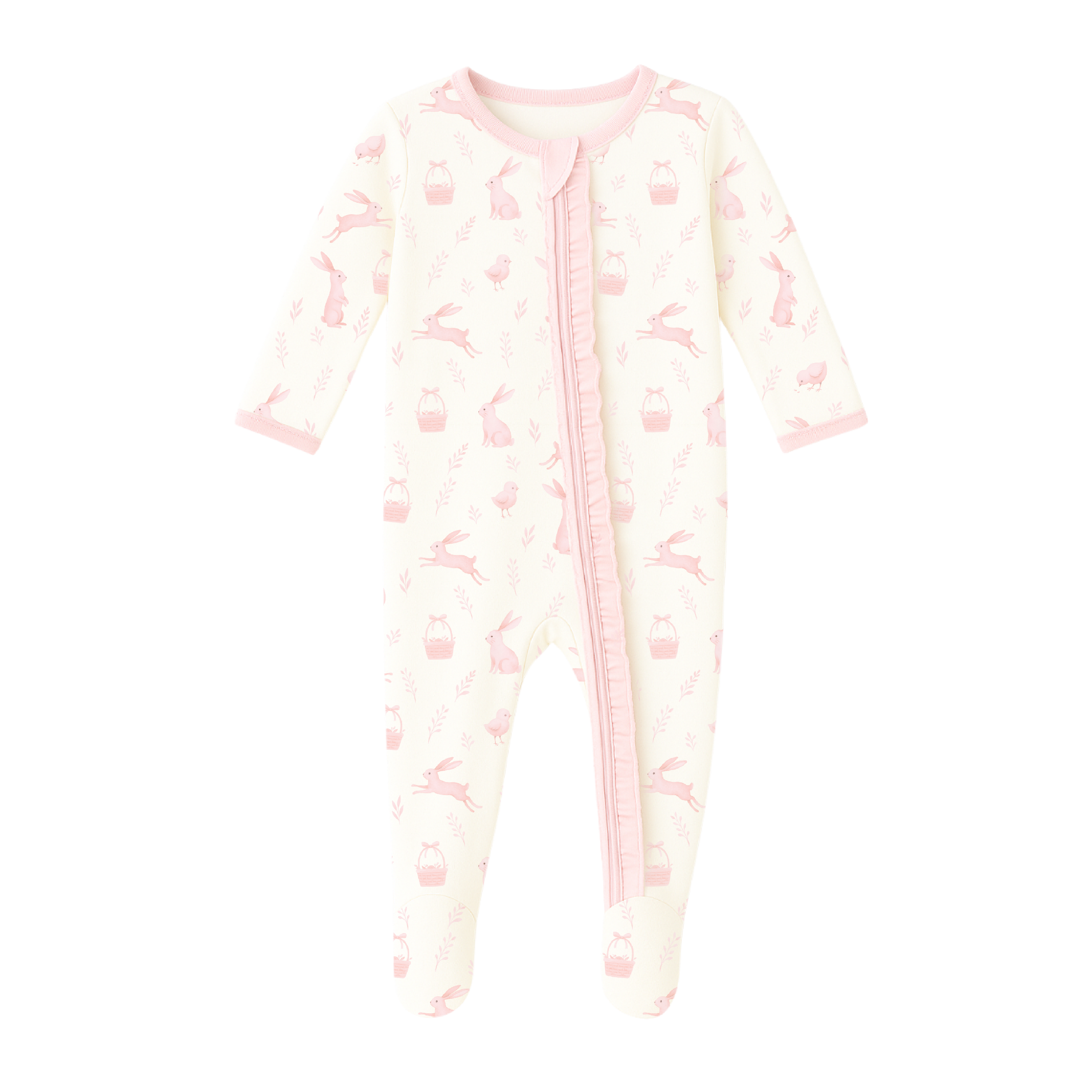 Easter - Frill Zippy Footie
