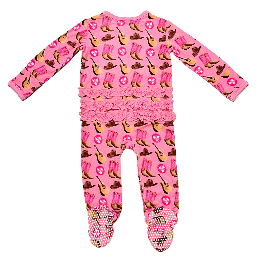 Sweet Home TN - Frill Zippy Footie