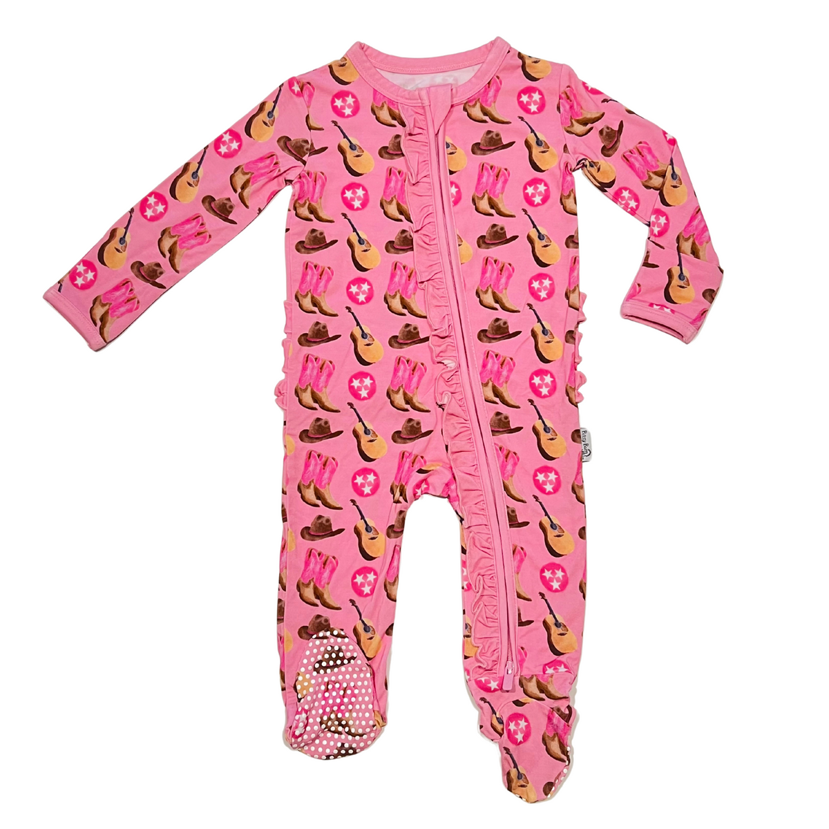 Sweet Home TN - Frill Zippy Footie
