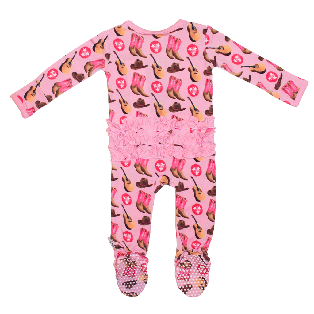 Sweet Home TN - Frill Zippy Footie